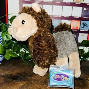Y2K Webkinz Ganz Curly Camel Plush With Code